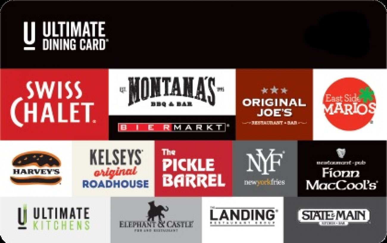 Ultimate Dining Card $25