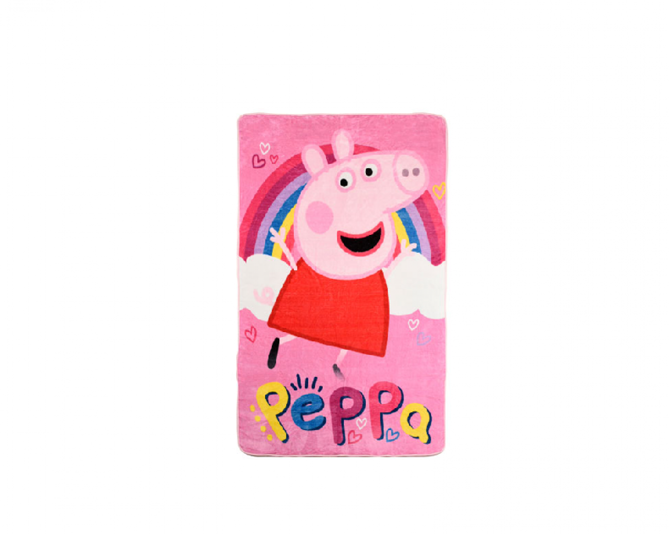 Peppa Pig Polyester Plush Throw Blanket - 60