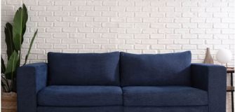 Elephant in a Box Dynamic Fabric Sofa  - Blue