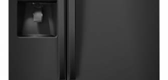 Whirlpool Side-by-Side Refrigerator Black